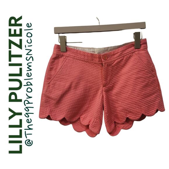 Lilly Pulitzer Pink Buttercup Jacquard Shorts - Picture 8 of 10